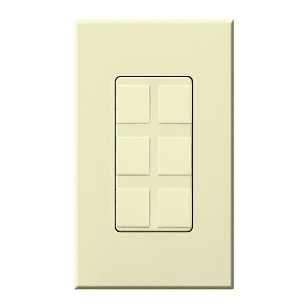 6-Port Almond Frame with Blanks