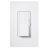 Lutron 0-10 volt 8 amp Snow Single-Pole / 3-Way Ballast / Driver Wall Dimmer Switch