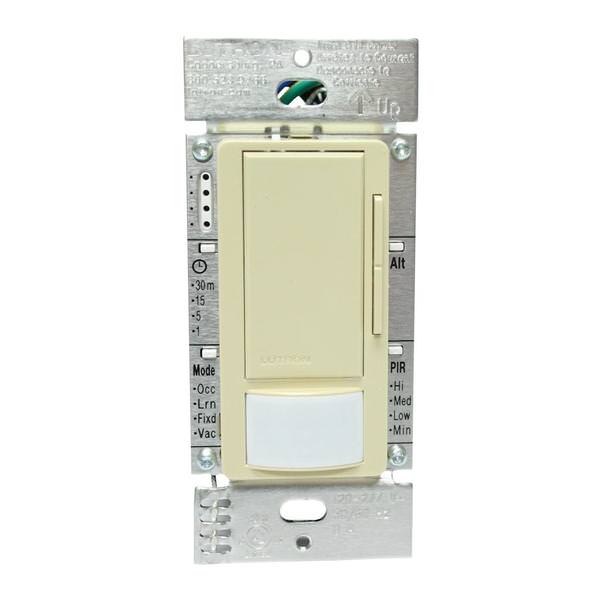 120/277 volt Ivory Wall Switch Occupancy Sensor/Dimmer