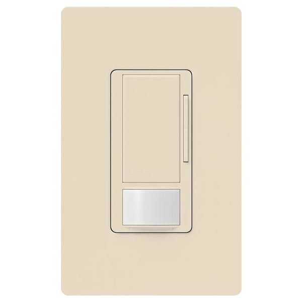 120/277 volt Light Almond Wall Switch Vacancy Sensor/Dimmer