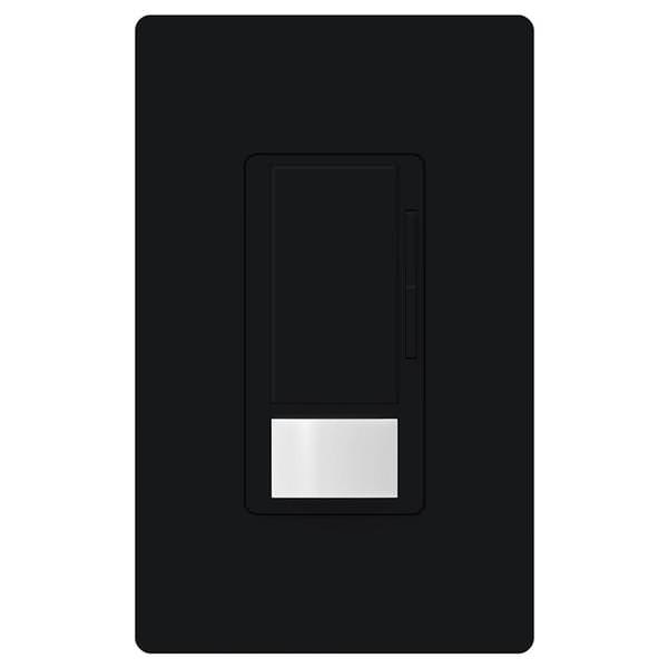 120/277 volt Black Wall Switch Vacancy Sensor/Dimmer