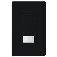 Lutron 120/277 volt Black Wall Switch Vacancy Sensor/Dimmer