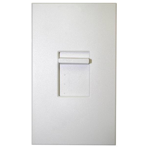 120 volt AC 250 watt Single-Pole White CFL/LED Architectural Dimmer Switch