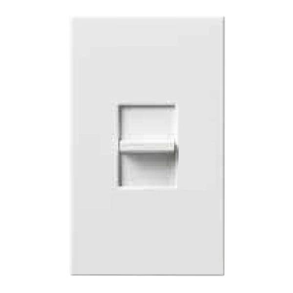 120/277 volt AC 0-10 volt DC Single-Pole White CFL Wall Dimmer Switch