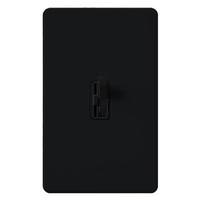 Lutron 120 volt 1.5 amp Black Toggler 3-Speed Fan Control