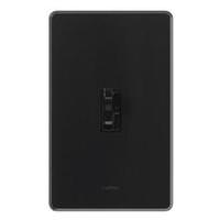 Lutron 120 volt Black Toggler 1000 watt Wall Dimmer Switch