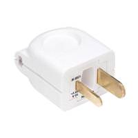White Receptacle Plug for Dimming