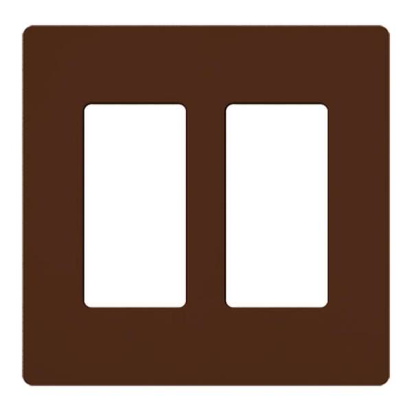 2-Gang Sienna Satin Wallplate