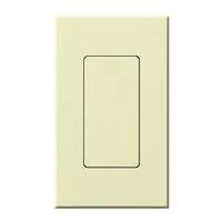 Lutron 1-Gang Almond Matte Wallplate Insert