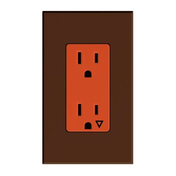 Sienna 15 amp 120 volt Isolated Ground Receptacle Outlet