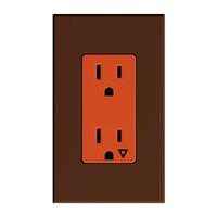 Lutron Sienna 15 amp 120 volt Isolated Ground Receptacle Outlet