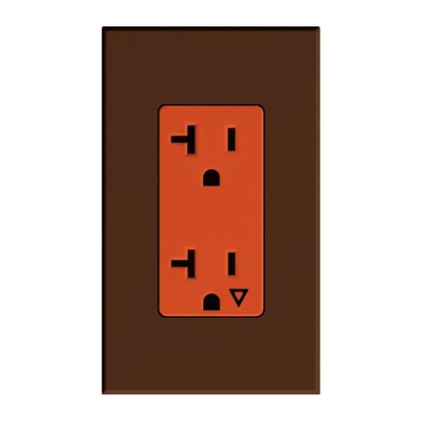Sienna 20 amp 120 volt Isolated Ground Receptacle Outlet