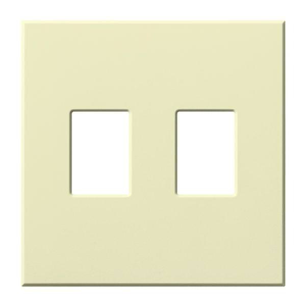 2-Gang Almond Wallplate