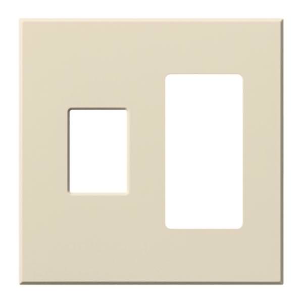 2-Gang Light Almond Wallplate