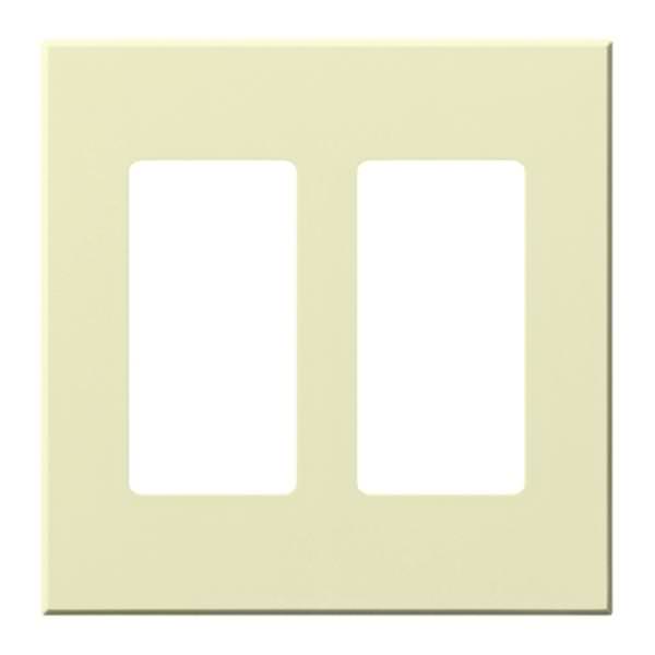 2-Gang Almond Wallplate
