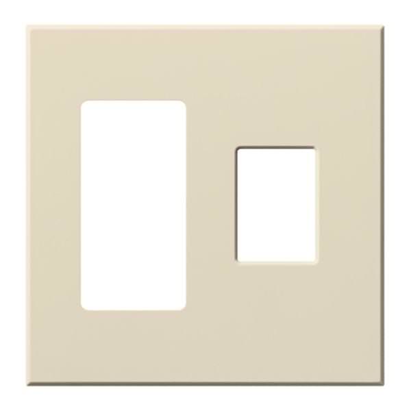 2-Gang Light Almond Wallplate