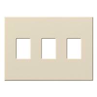 Lutron 3-Gang Light Almond Wallplate