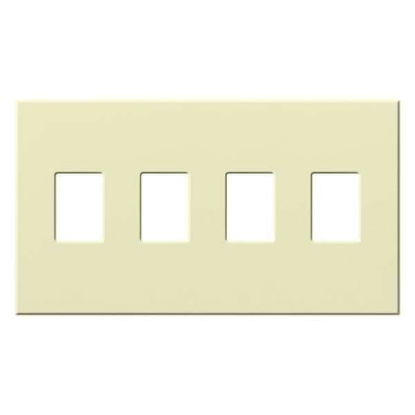 4-Gang Almond Wallplate