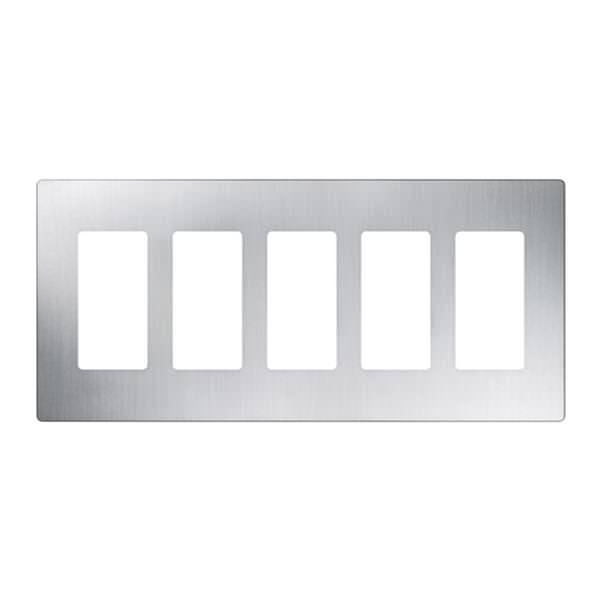 5-Gang Stainless Steel Wallplate