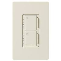 Lutron 120 volt 1 amp Light Almond 4-Speed Fan Control and Dimmer