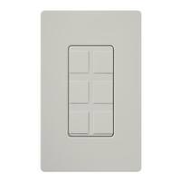Lutron 6-Port Palladium Frame with Blanks