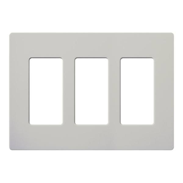 3-Gang Palladium Satin Wallplate