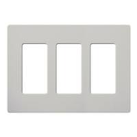 Lutron 3-Gang Palladium Satin Wallplate