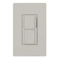 Lutron 120 volt Palladium 300 watt Single-Pole Incandescent / Halogen Wall Dimmer Switch