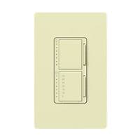 Lutron 120 volt Single Pole Almond Dual Dimmer and Timer