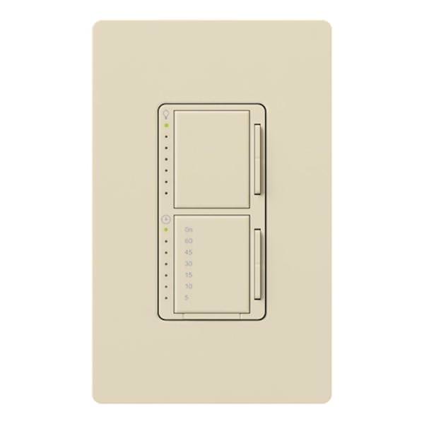 120 volt Single Pole Light Almond Dual Dimmer and Timer
