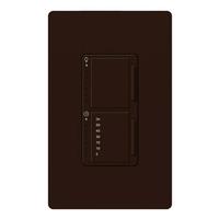 Lutron 120 volt Single Pole Brown Dual Dimmer and Timer