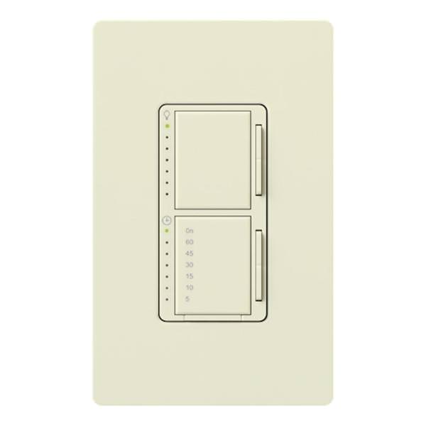 120 volt Single Pole Biscuit Dual Dimmer and Timer