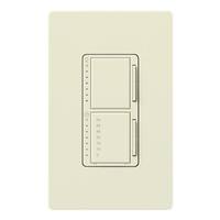 Lutron 120 volt Single Pole Biscuit Dual Dimmer and Timer