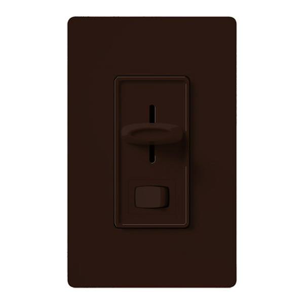120 volt Brown 450 watt Single-Pole Incandescent / Halogen Magnetic Low Voltage Wall Dimmer Switch