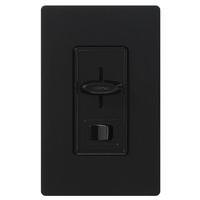 Lutron 120 volt Black 450 watt Single-Pole Incandescent / Halogen Magnetic Low Voltage Wall Dimmer Switch