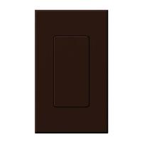 Lutron 1-Gang Brown Matte Wallplate Insert