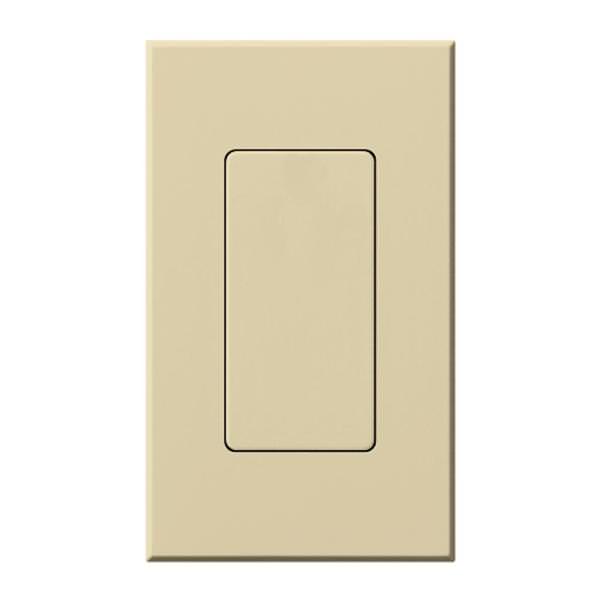 1-Gang Ivory Matte Wallplate Insert