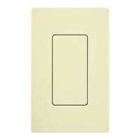 Lutron 1-Gang Almond Gloss Wallplate Insert
