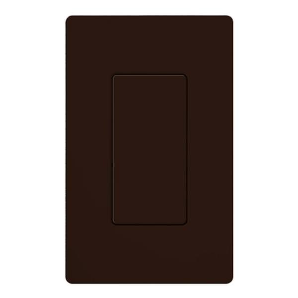 1-Gang Brown Gloss Wallplate Insert