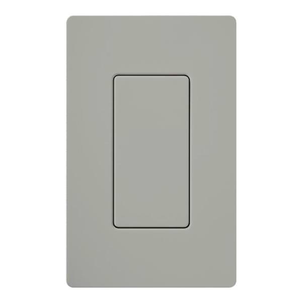 1-Gang Gray Gloss Wallplate Insert