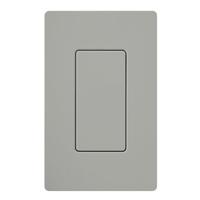 Lutron 1-Gang Gray Gloss Wallplate Insert