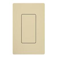 Lutron 1-Gang Ivory Gloss Wallplate Insert