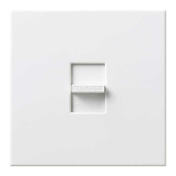 277 volt White Single-Pole 3-Wire Fluorescent Wall Dimmer Switch