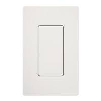 Lutron 1-Gang Snow Satin Wallplate Insert