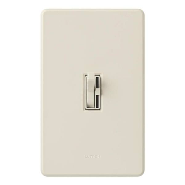 120 volt Light Almond Toggler 1000 watt 3-Way Wall Dimmer Switch with Locator Light
