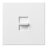 Lutron 120 volt White 1200 watt Single-Pole Incandescent / Halogen Magnetic Low Voltage Wall Dimmer Switch