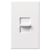 Lutron 120 volt White 600 watt Single-Pole Electronic Low Voltage Wall Dimmer Switch