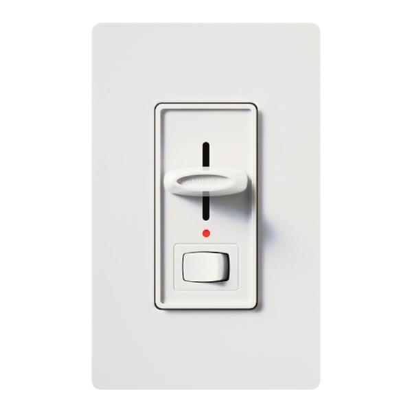 120 volt White 1000 watt Single-Pole Incandescent / Halogen Wall Dimmer Switch with Locator Light