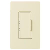 Lutron 120 volt Almond 600 watt Toggler Single-Pole / 3-Way Incandescent / Halogen Electronic Low Voltage Wall Dimmer Switch