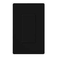 Lutron 1-Gang Midnight Satin Wallplate Insert